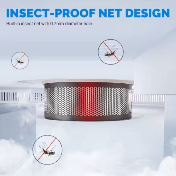 EN14604 RF433 868 Interlinked Wireless Smoke Detectors