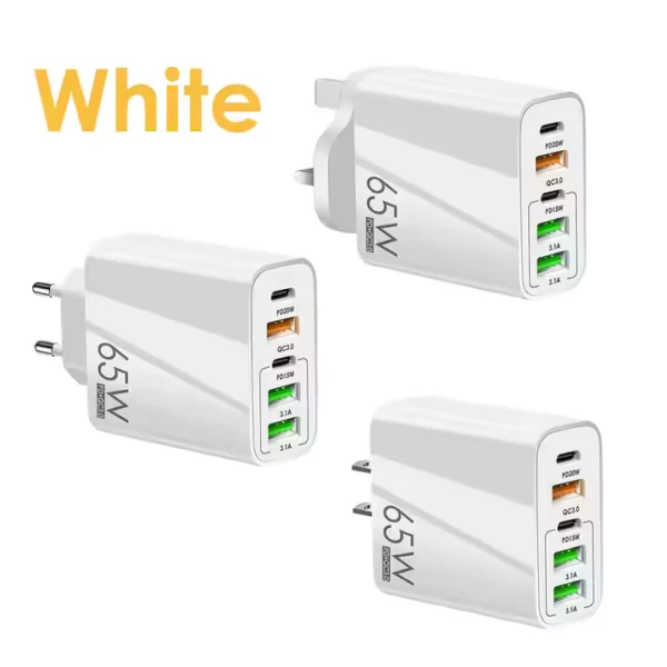 USB Type C Charger 65W Type C Fast Charging