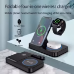 3 in 1 Foldable Wireless Charging Station with 15W Fast Charge
